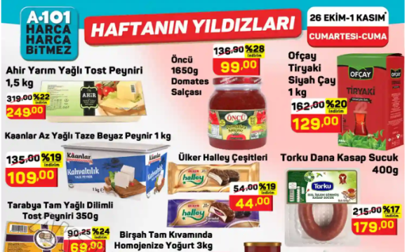 A101 26 Ekim 2024 Aktüel Ürünler Kataloğu