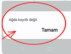 Ağda kayıtlı değil hatası nasıl düzeltilir?